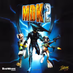 An image of MDK2 - Front Cover.