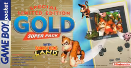 An image of Game Boy Pocket Gold Super Pack - Box Front.