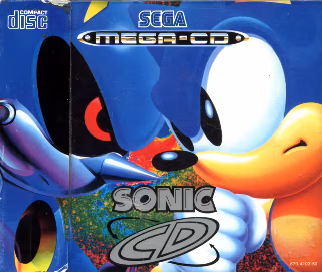 An image of Sonic CD - Front Cover.
