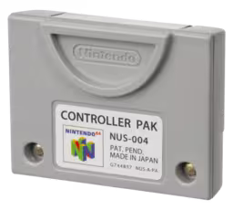 An image of a N64 Controller Pak - Front.
