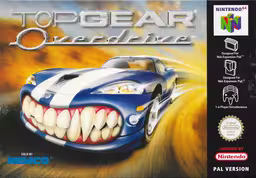 An image of Top Gear Overdrive - Box Front.