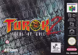An image of Turok 2: Seeds of Evil - Box Front.