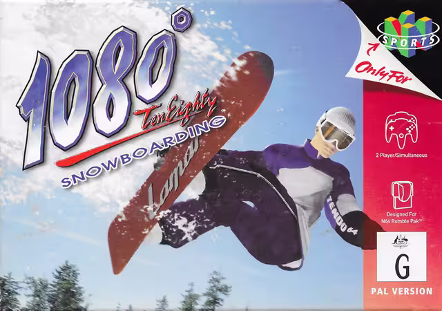 An image of 1080 Snowboarding - Box Front.