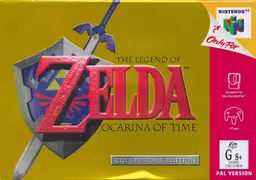 An image of The Legend of Zelda: The Ocarina of Time - Box Front.