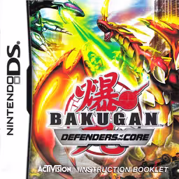 An image of Bakugan: Defenders of the Core - Instruction Manual.