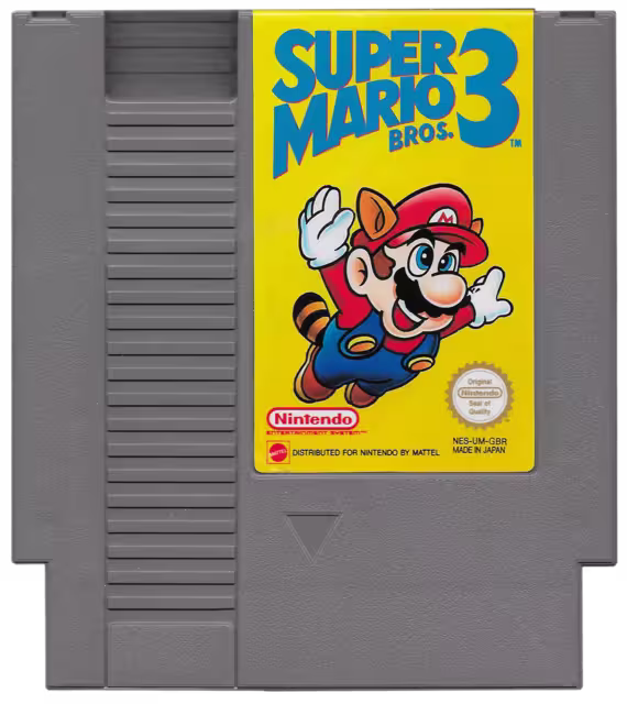 An image of Super Mario Bros. 3 - Game Cartridge.