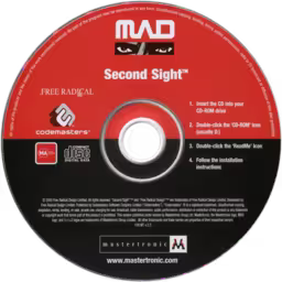 An image of Second Sight - Game Disc.