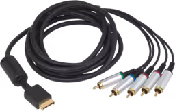 An image of a PlayStation Component AV Cable.