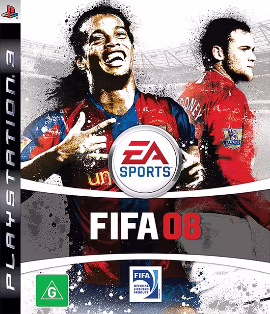 An image of FIFA 08 - Front Cover.