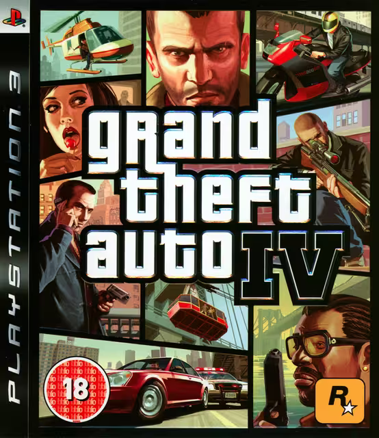An image of Grand Theft Auto IV - Front Cover.