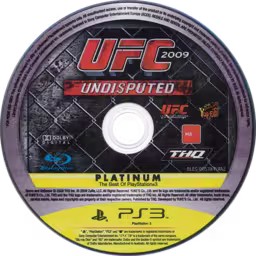 An image of UFC Undisputed 2009 (Platinum) - Game Disc.