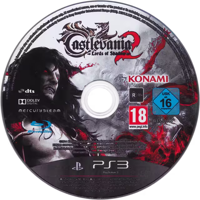 An image of Castlevania Lords of Shadow 2 - Game Disc.