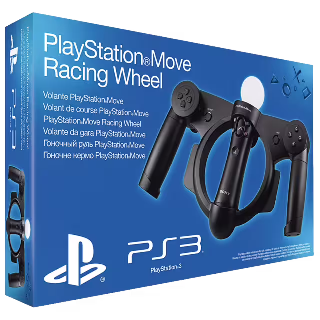 An image of PlayStation Move Racing Wheel - Box Front.
