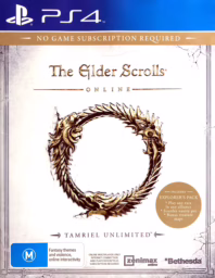 An image of The Elder Scrolls Online: Tamriel Unlimited - Front Cover.
