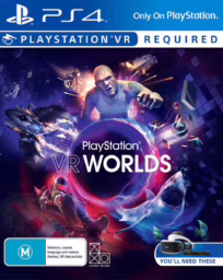 An image of PlayStation VR Worlds - Front Cover.