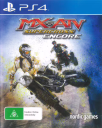 An image of MX vs. ATV Supercross Encore - Front Cover.