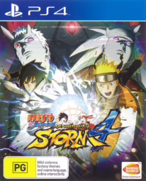 An image of Naruto Shippuden: Ultimate Ninja Storm 4 - Front Cover.