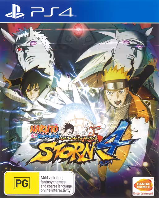 An image of Naruto Shippuden: Ultimate Ninja Storm 4 - Front Cover.