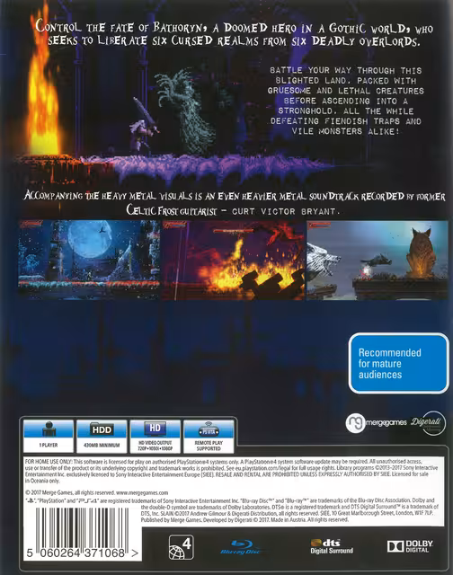 An image of Slain: Back from Hell - Back Cover.