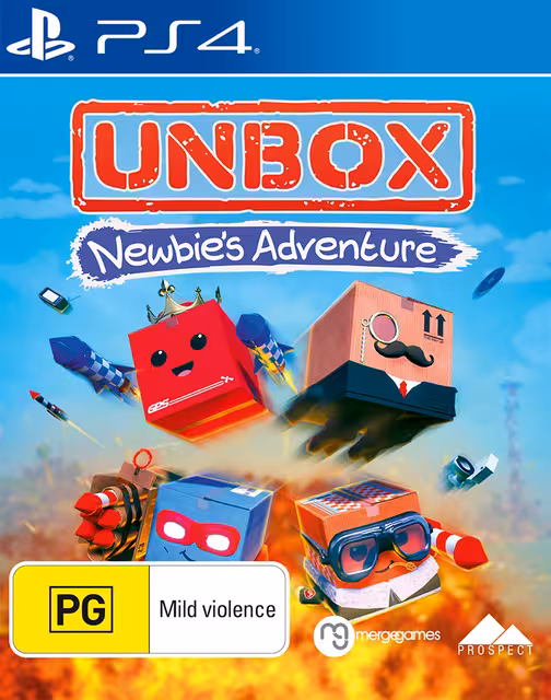 An image of Unbox: Newbie’s Adventure - Front Cover.