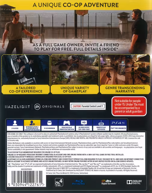 An image of A Way Out - Back Cover.