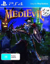 An image of MediEvil - Front Cover.
