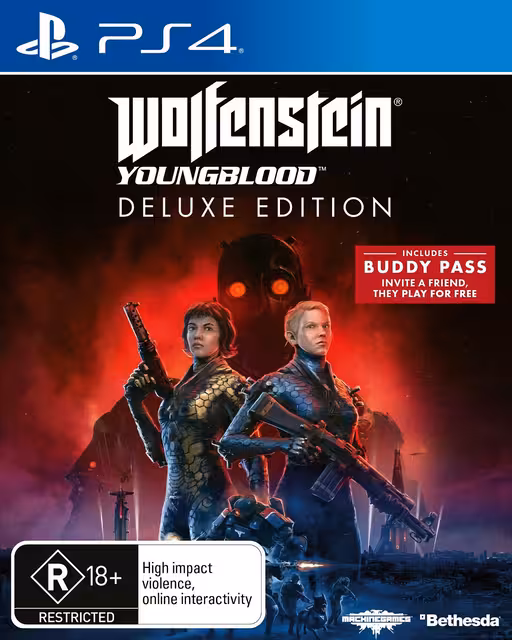 An image of Wolfenstein: Youngblood (Deluxe Edition) - Front Cover.
