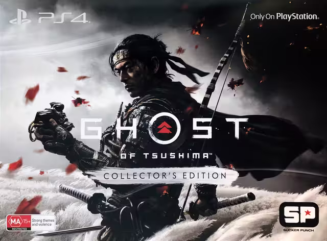 An image of Ghost of Tsushima (Collector's Edition) - Box Front.