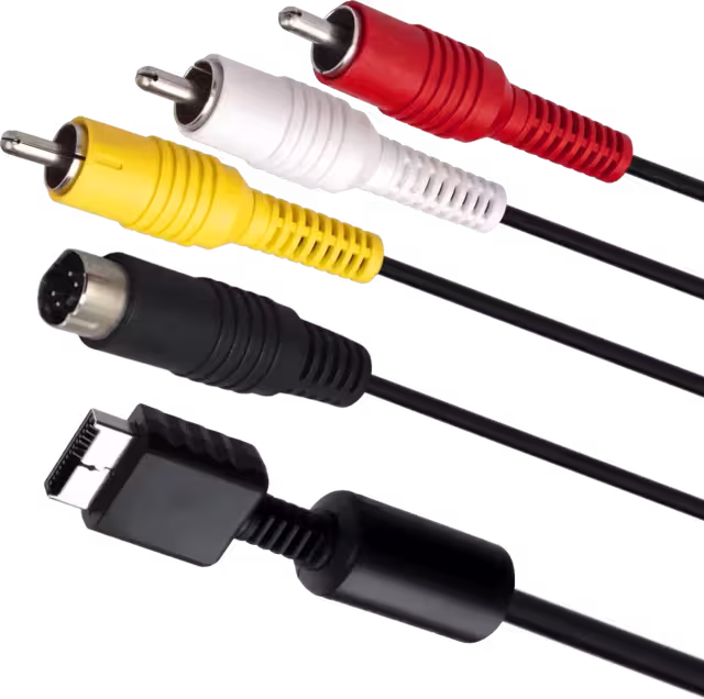 An image of a PlayStation S-Video Cable.