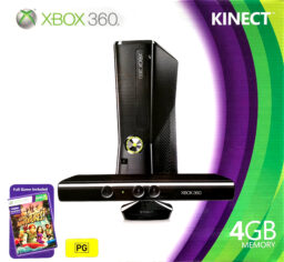 Xbox 360 S Console (4GB Kinect)