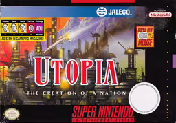 An image of Utopia: The Creation of a Nation - Box Front.