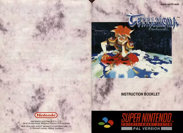 An image of Terranigma - Instruction Manual.