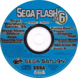 An image of SEGA Flash Vol 6 - Demo Disc.