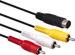 An image of a Saturn Stereo AV Cable.