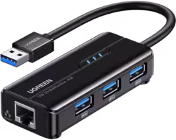 An image of a USB Gigabit Ethernet Adapter.
