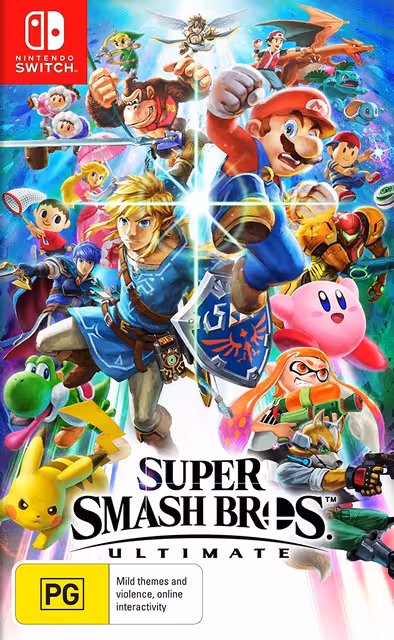 An image of Super Smash Bros. Ultimate - Front Cover.