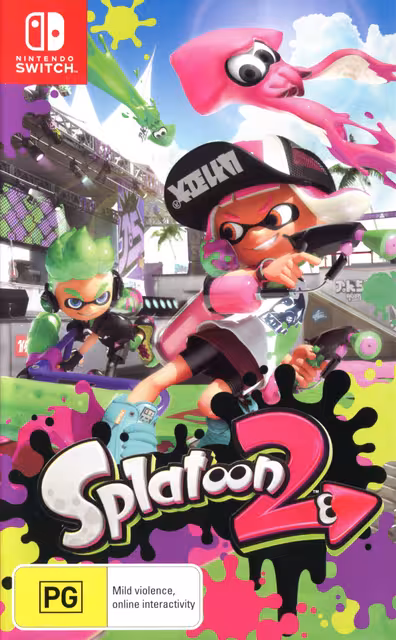 An image of Splatoon 2 - Front Cover.