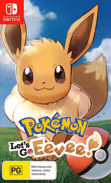 An image of Pokémon: Let’s Go, Eevee! - Front Cover.