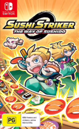 An image of Switch Sushi Striker: Way of the Sushido - Front Cover.