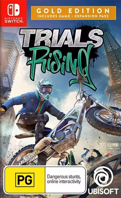 An image of Trials Rising Gold Edition - Front Cover.