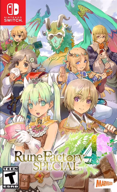 An image of Rune Factory 4 Special - Front Cover.