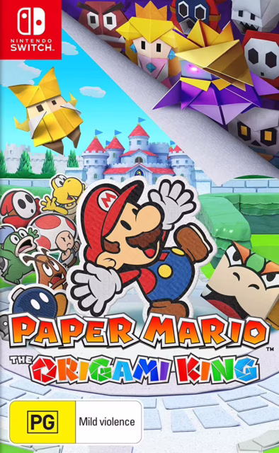 An image of Paper Mario: The Origami King - Front Cover.