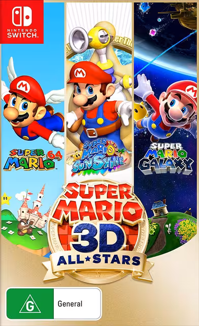 An image of Super Mario 3D All-Stars - Front Cover.