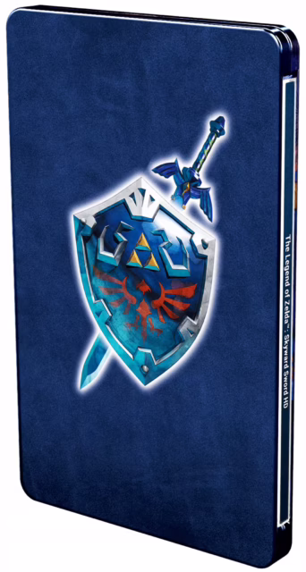 An image of The Legend of Zelda: Skyward Sword HD - Steelbook Back.
