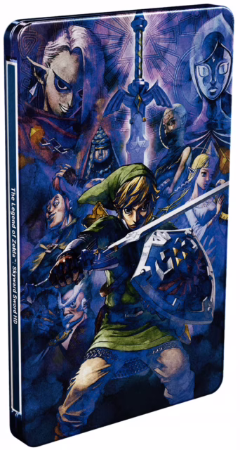 An image of The Legend of Zelda: Skyward Sword HD - Steelbook Front.