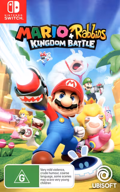 An image of Mario + Rabbids Kingdom Battle - Front Cover.