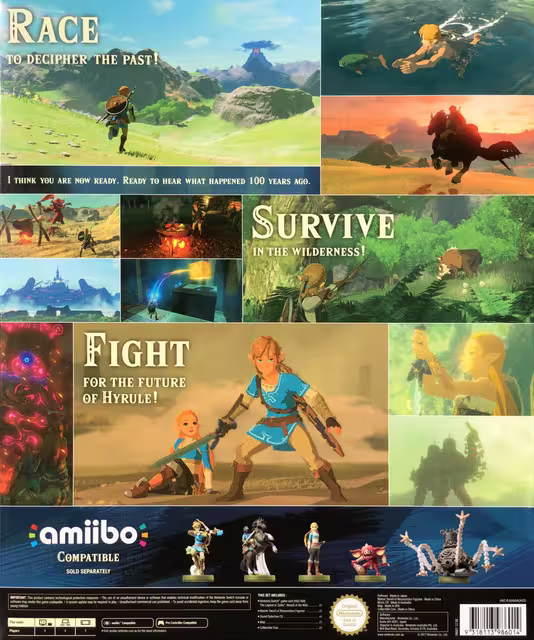 An image of The Legend of Zelda: Breath of the Wild (Limited Edition) - Box Back.