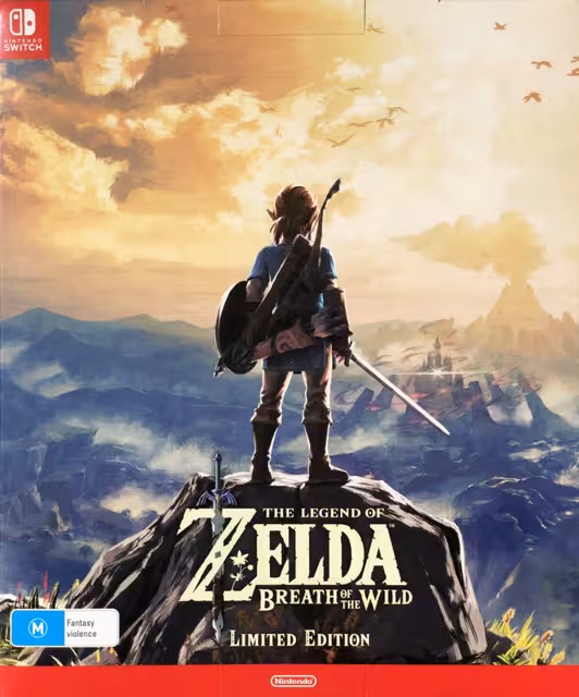 An image of The Legend of Zelda: Breath of the Wild (Limited Edition) - Box Front.