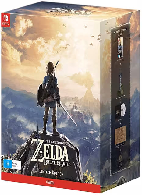 An image of The Legend of Zelda: Breath of the Wild (Limited Edition) Package.