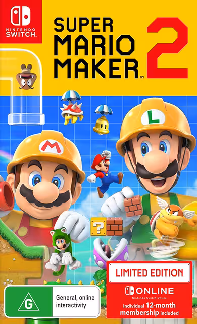 An image of Super Mario Maker 2 (Limited Edition) - Front Cover.